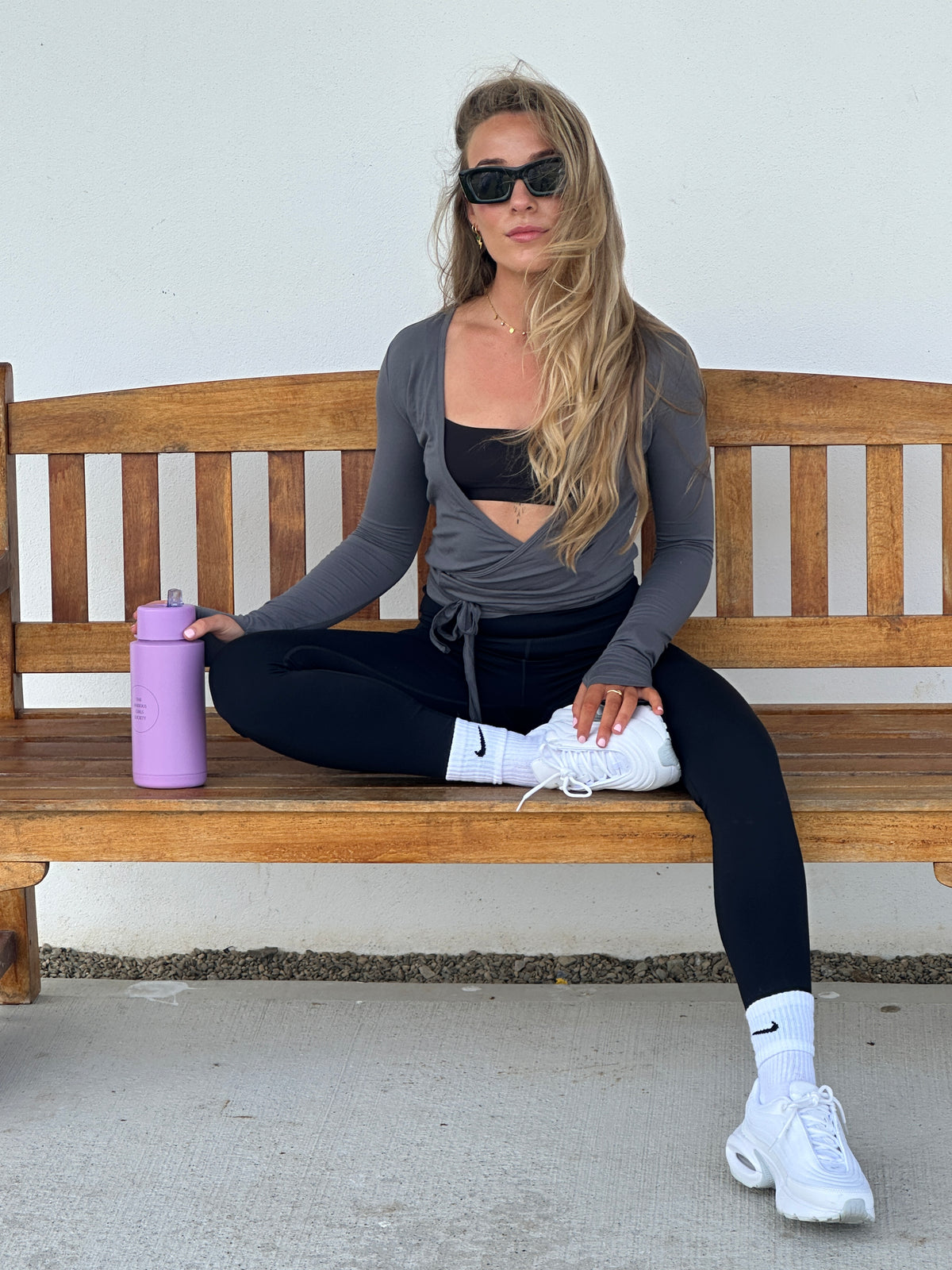 Lilac water bottle